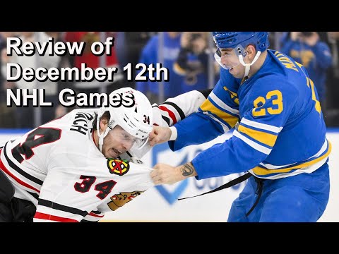Review of Blackhawks vs Blues, Kraken vs Mammoth