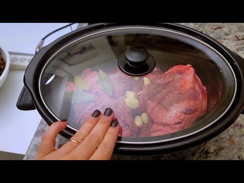 My favorite BARBACOA easy! | Slow Cooker Beef Cheeks Barbacoa Recipe