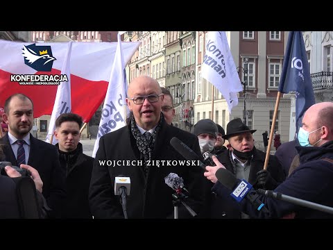 WOJCIECH ZIĘTKOWSKI KONFEDERACJA - STARY RYNEK @POZNAŃ 29.01.2021r.