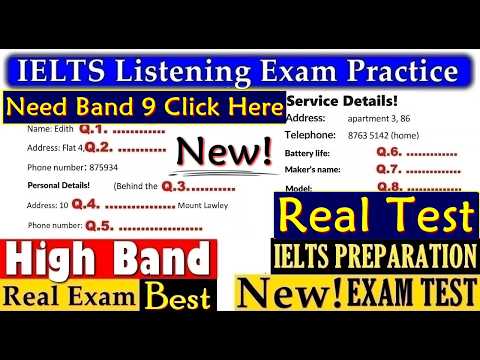 IELTS LISTENING PRACTICE TEST 2025 WITH ANSWERS | 31.08.2025
