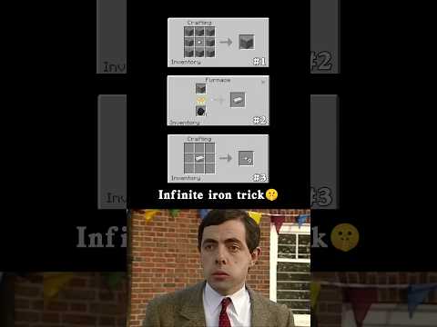 Minecraft Infinite Iron Trick