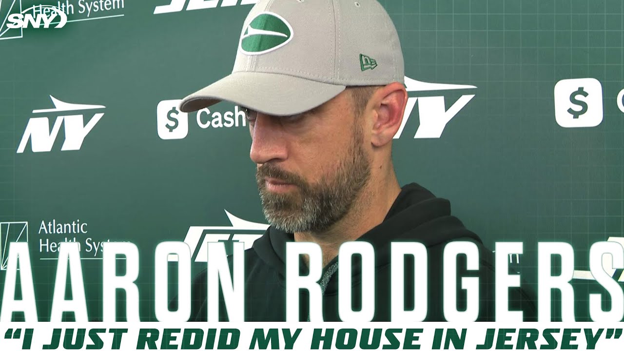 Aaron Rodgers on returning to Jets next season: 'I just redid my house in Jersey' | SNY
