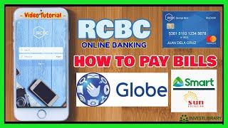 rcbc globe smart sun bills how to pay bills using rcbc online banking