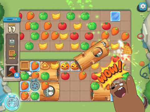 We Bare Bears - Match3 Repairs - Level 117 (by match3news.com)