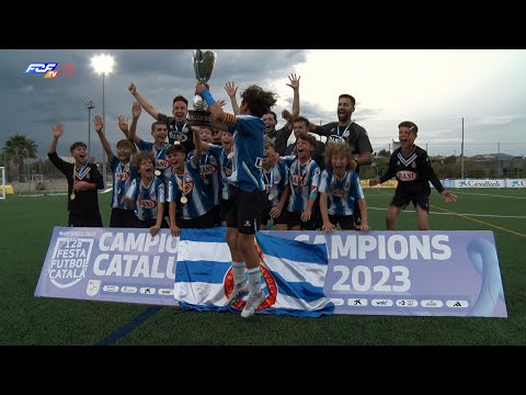 El RCD Espanyol és el campió del Campionat de Catalunya Aleví en guanyar al FC Barcelona per 1-2
