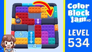 Solution du Niveau 534 de Color Block Jam