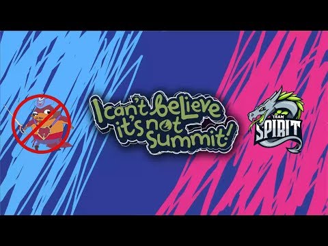 NOPANGOLIER vs SPIRIT - NOT DOTA SUMMIT! 2018 - TECHIES GAMES