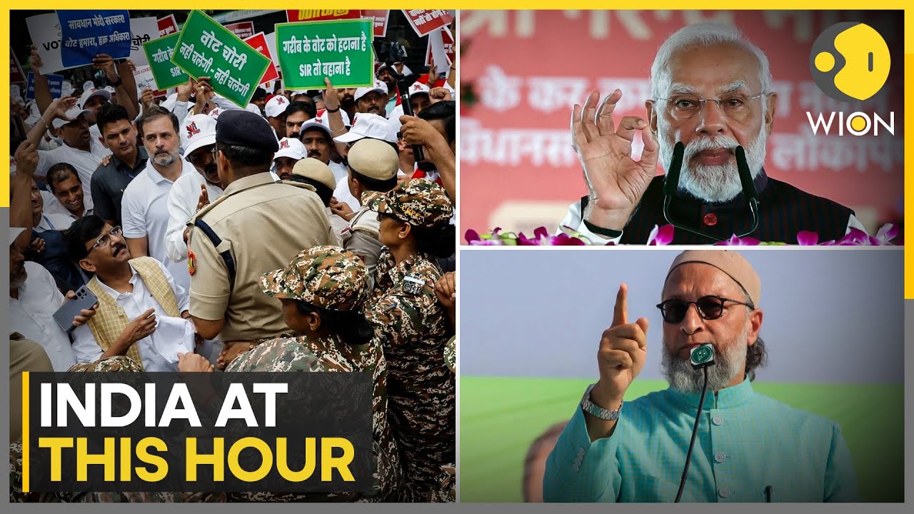 Congress Leaders Detained Over Voter List Protest | INDIA AT THIS HOUR | WION