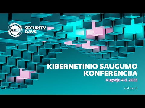 ESET Security Day'25 konferencija: Dave Maasland, ESET