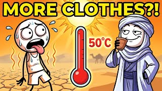 Why Desert People Wear More Clothes in Extreme Heat?