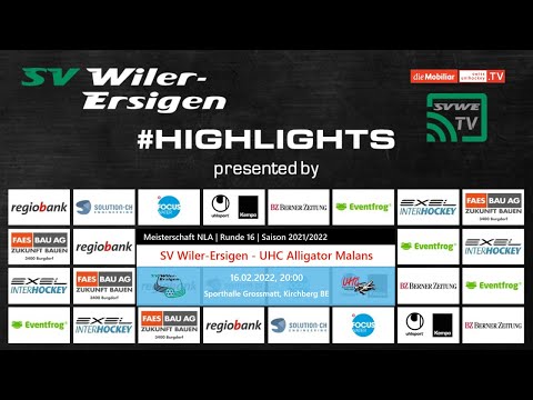 Alle Tore - Wiler vs Alligator Malans - MS16 - 16.02.2022 20:00