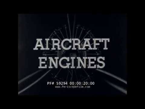 WWII PISTON AIRCRAFT ENGINE TYPES, MECHANISM & OILING SYSTEMS  TRAINING FILM  59294