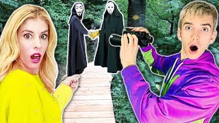 Spying on GAME MASTER VS. PROJECT ZORGO w/ Stephen Sharer (Secret Meeting behind Hideout Overnight)