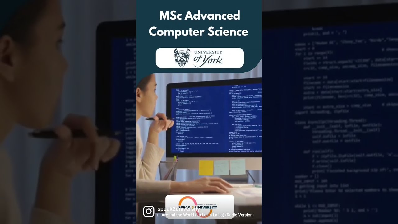 MSc Advanced Computer Science #computerscience  #programming #ukscholarships #internationalstudent