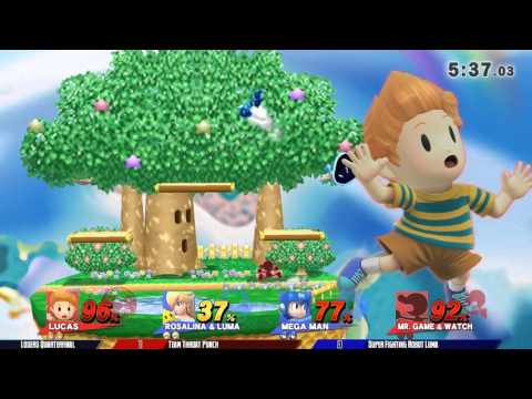 GB Oct 3, 2015 - SSB4 Doubles - Team Throat Punch vs Super Fighting Robot Luma