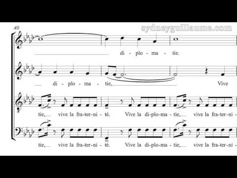 Men Ale - Men Vini (GIVE and TAKE) by Sydney Guillaume {score video} - SATB Chorus