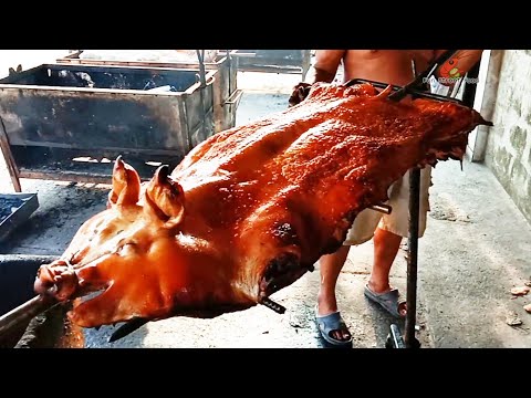Slow-Roasted Pork Belly How a Thailand Barbecue Master Has Been Roasting Whole Pigs for 40 Years