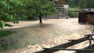 preview picture of video 'Hochwasser Lichtentanne Juni 2013'