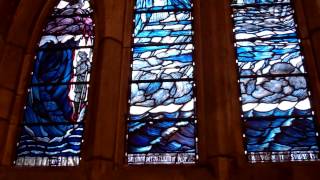 preview picture of video 'Departure Window Cathedral Dunblane Scotland'