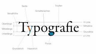 Typografie) Grundbegriffe