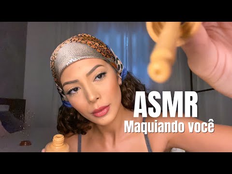 ASMR- MAQUIANDO VOCÊ ( primeira  tentativa )