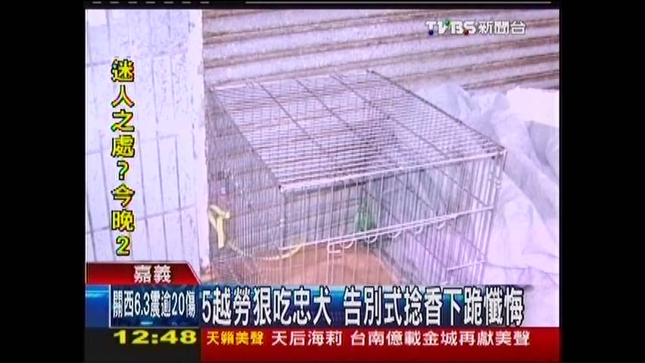 5越勞狠吃忠犬 告別式捻香下跪懺悔