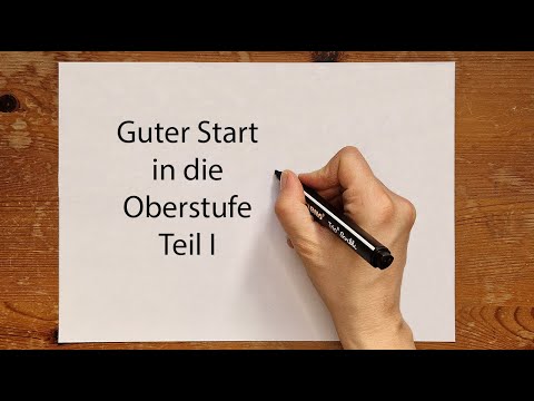 Guter Start in die Oberstufe Teil I / Tipps für die Oberstufe & das ABI /Wie erreiche ich BESTNOTEN?