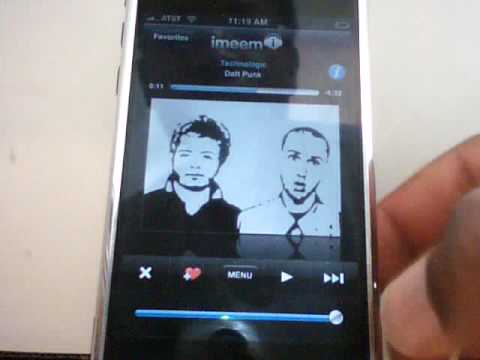 Imeem iPhone App  Review (via The iPhone And Me)