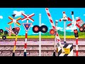 Railroad Crossing That Turns Like A Propeller Raudteeülesõidukoht