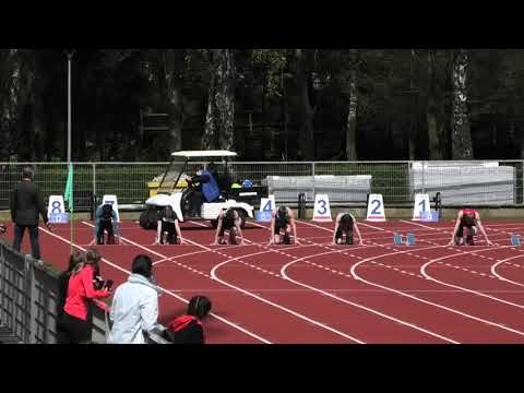 100m M U16 bieg 1 - Poznań 20210508