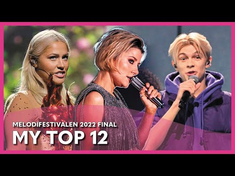 Melodifestivalen 2022 - My Top 12 (Final)