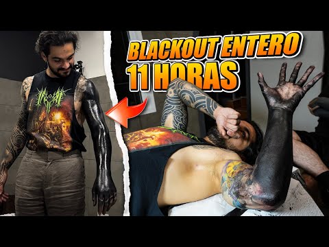 OBLIGO a mi AMIGO a CUBRIRSE sus TATUAJES con BLACKOUT 💀