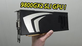 A $599,- Crazy SLI RARE GPU .. 9800GX2 Nvidia in 2024 👌