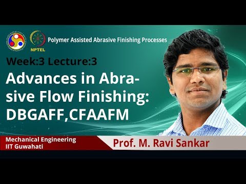 Polymer Assisted Abrasive Finishing Processes Intro video