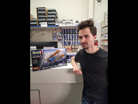 Unboxing of Revell Stearman PT-17 Kaydet Plastic Model Kit 03837