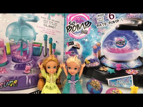 Elsa and Anna toddlers play games with their friends