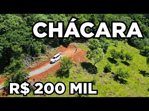CHÁCARA PANORÂMICA PÉ NO ASFALTO EM SANTA CATARINA R$200.000