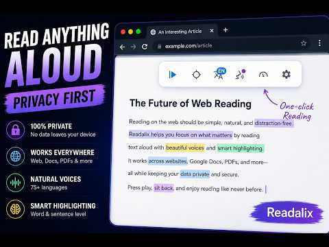 I Built a Privacy-First Speechify Alternative for Reading Text Aloud