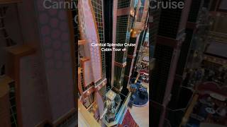 Room tour on the Carnival Splendor 🚢