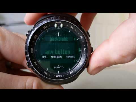 Suunto Core: Enabling Night Mode