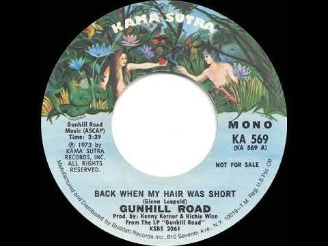1973 Gunhill Road - Back When My Hair Was Short (mono radio promo 45)