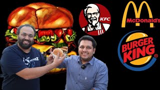 Best Chicken Burger Mcdonald's Vs Burger King vs KFC Vs Burger Club ft Dilsefoodies