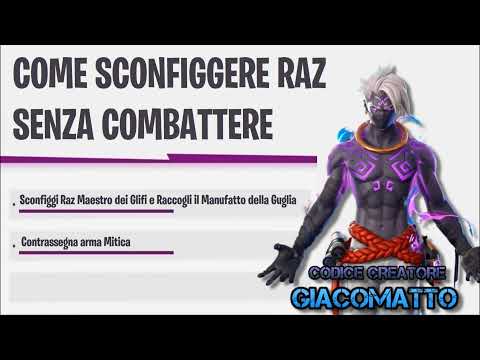 COME OTTENERE LA SKIN DI RAZ MAESTRO DEI GLIFI - SCONFIGGERE FACILMENTE RAZ SENZA COMBATTERE