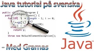 Java svenska - 15 - Metoder