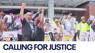 Dexter Reed's family, Rainbow Push Coalition call for justice