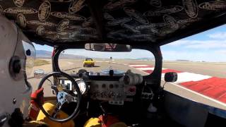 Anton Lovett in Model T GT vs. TWF Racing E28 - Lemons @ Miller Motorsports Park - 2015