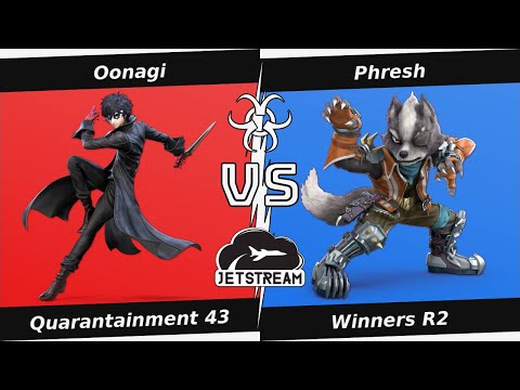 Quarantainment 43 Winners R2 - Oonagi (Joker) Vs. Phresh (Wolf) Smash Ultimate - SSBU