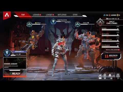 Diamond Elo gameplay-Ps4 Apex Legends