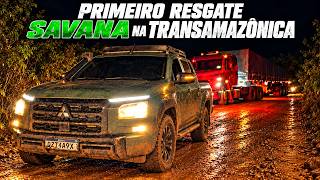 ESTREIA NO RESGATE! Savana encara carreta à noite na Transamazônica