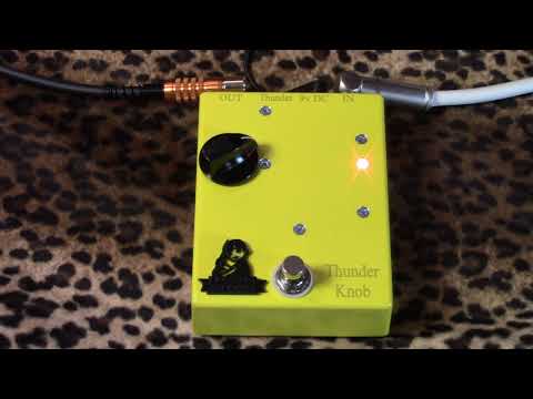 Lightning Boy Audio THUNDER KNOB tube drive with Single Coil Pickups (mojotone QuietCoil 58s)